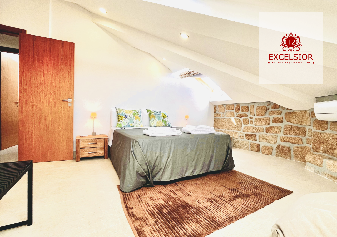 Master bedroom suite with television